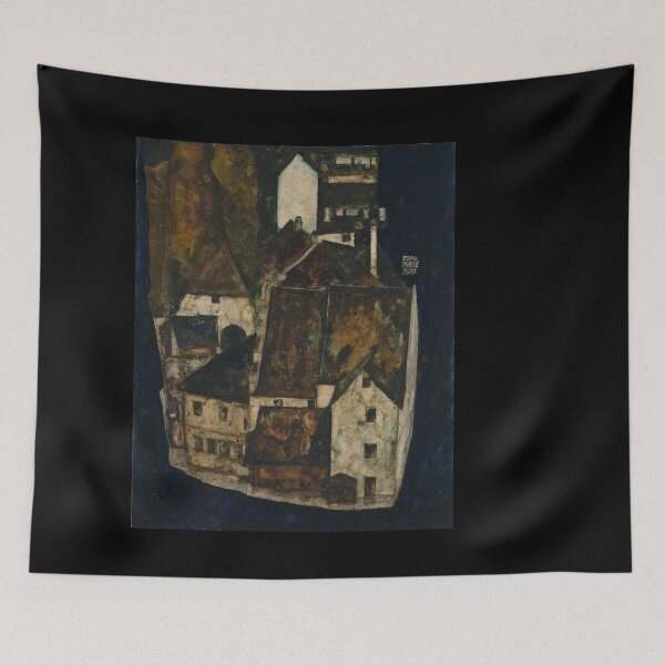 Item preview, Egon Schiele Dead City III (City on the Blue River III)  designed and sold by TeeARTHY.