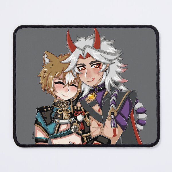 Item preview, Genshin impact Ittorou Arataki Itto x Gorou artwork  designed and sold by Kotokoxii.