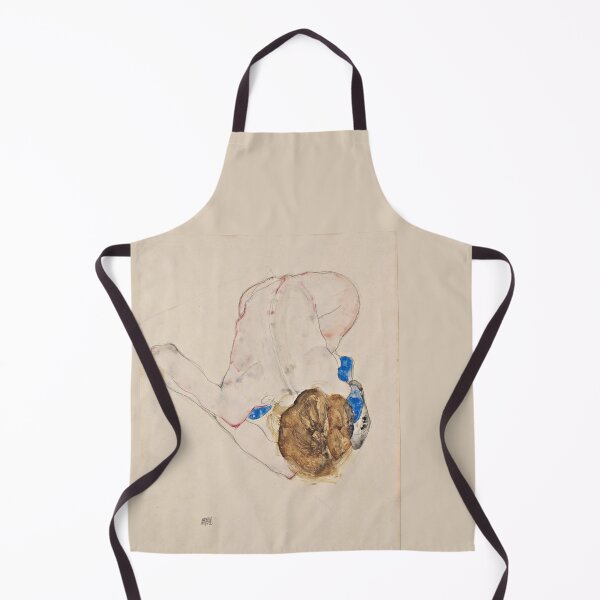 Item preview, Egon Schiele Nude with Blue Stockings, Bending Forward  designed and sold by TeeARTHY.