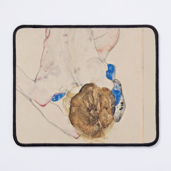 Item preview, Egon Schiele Nude with Blue Stockings, Bending Forward  designed and sold by TeeARTHY.