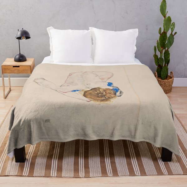 Item preview, Egon Schiele Nude with Blue Stockings, Bending Forward  designed and sold by TeeARTHY.