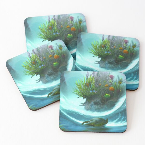 Item preview, Amazing deep water flora and fauna concept art 2 designed and sold by artstore911.