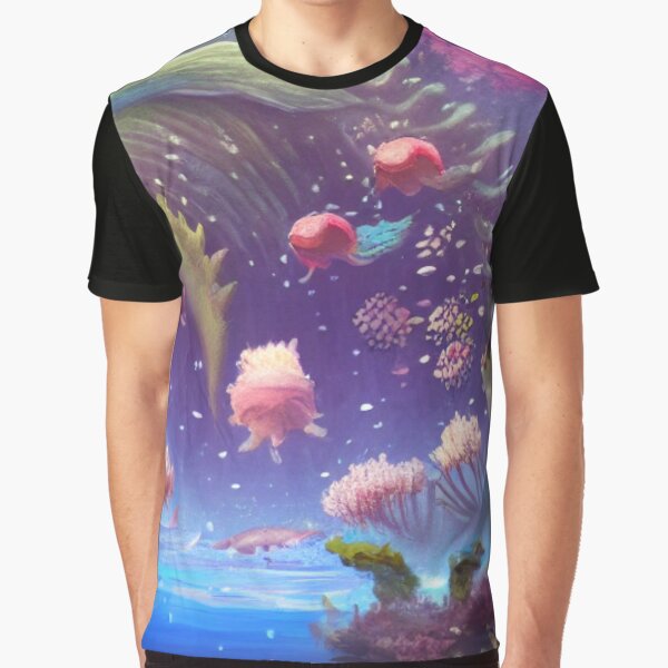 Item preview, Amazing deep water flora and fauna concept art 30 designed and sold by artstore911.