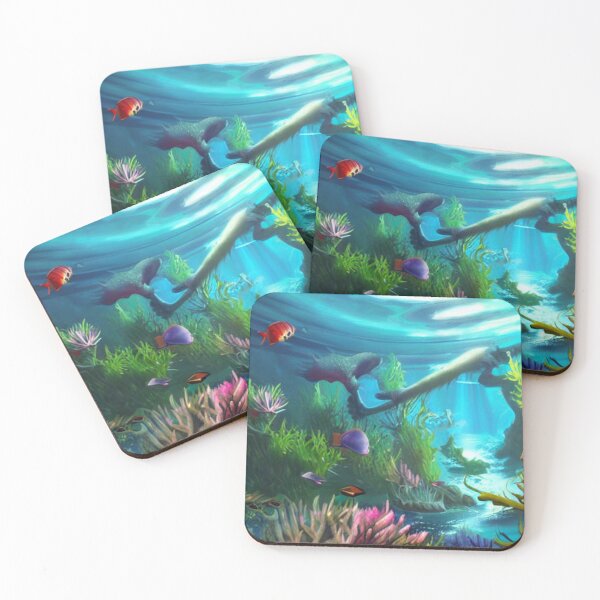 Item preview, Amazing deep water flora and fauna concept art 37 designed and sold by artstore911.