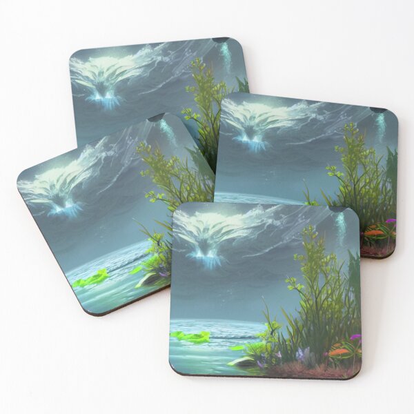 Item preview, Amazing deep water flora and fauna concept art 40 designed and sold by artstore911.