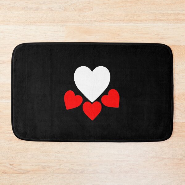 Item preview, White + Red Hearts Emoji (Gift Heart Designs) designed and sold by LEOEXPRESS.