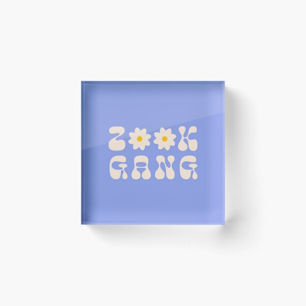 Item preview, Blue Zook Gang with Flowers | Y2K Retro Sticker designed and sold by stoicjimny.