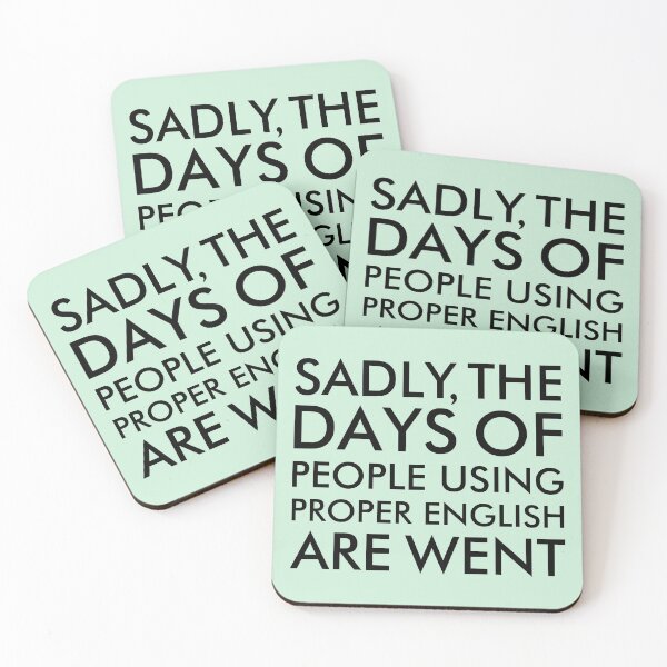 Item preview, Funny English Language Quote designed and sold by ironydesigns.