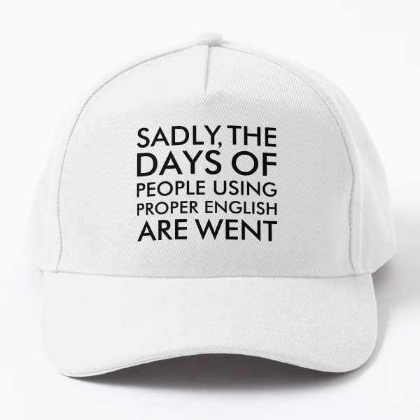 Funny English Language Quote' Trucker Cap