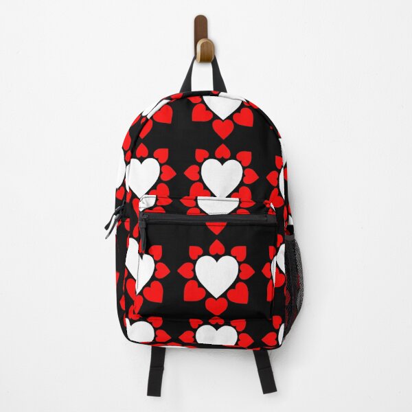 Item preview, White Heart Emoji (Red Heart Framed) - (Gift Heart Designs) designed and sold by LEOEXPRESS.