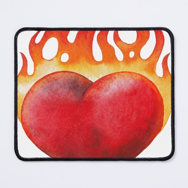 Item preview, flaming heart designed and sold by rogerhphoto.