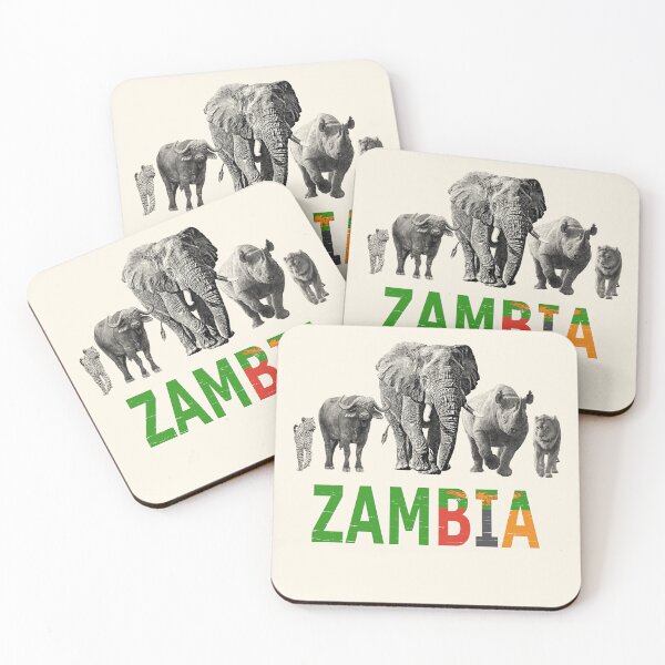 Item preview, Zambia Wildlife Big Five Safari for Zambia Fans designed and sold by Scotch Macaskill.