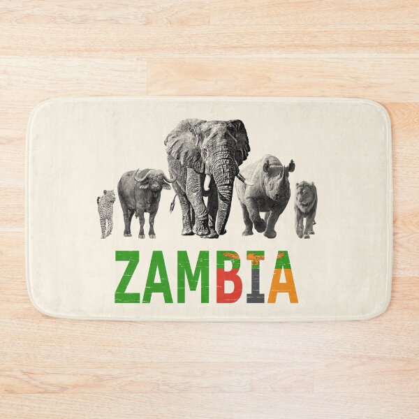 Item preview, Zambia Wildlife Big Five Safari for Zambia Fans designed and sold by Scotch Macaskill.