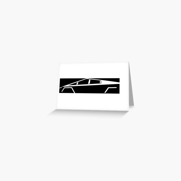 Item preview, Cybertruck Silhouette (Side, White) designed and sold by 718Raindeer.