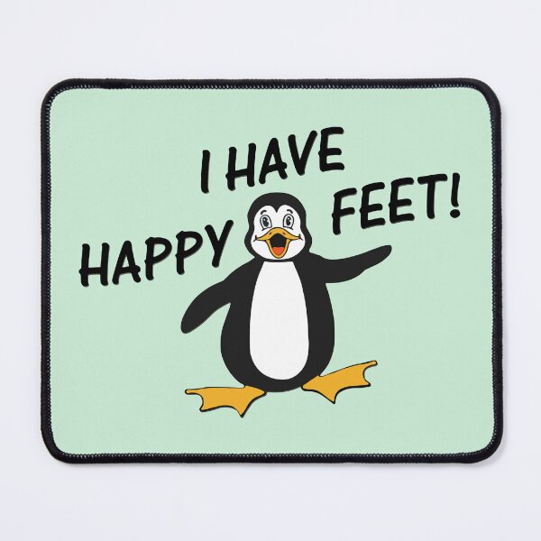 Item preview, Happy Penguin Happy Feet designed and sold by ironydesigns.