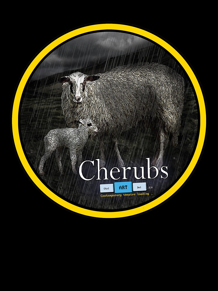 Thumbnail 7 of 7, Oversized T-Shirt, Cherubs Canadian Premiere Sheep Artwork designed and sold by Ctrl-ART-Del.