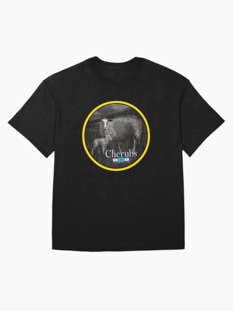 Thumbnail 3 of 7, Oversized T-Shirt, Cherubs Canadian Premiere Sheep Artwork designed and sold by Ctrl-ART-Del.