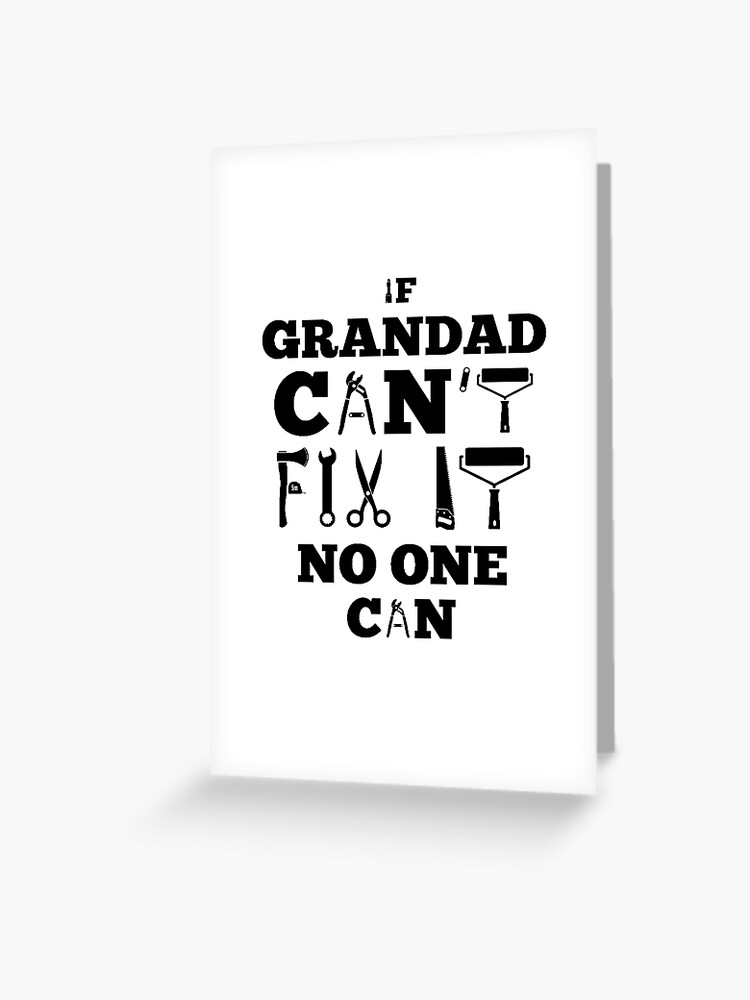 IF GRANDAD CAN'T FIX IT NO ONE CAN baby grows fantastic designs 3 colors 