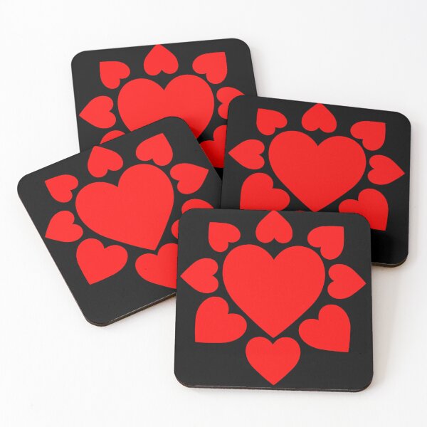 Item preview, RED Heart Emoji (Red Heart Framed) - (Gift Heart Designs) designed and sold by LEOEXPRESS.