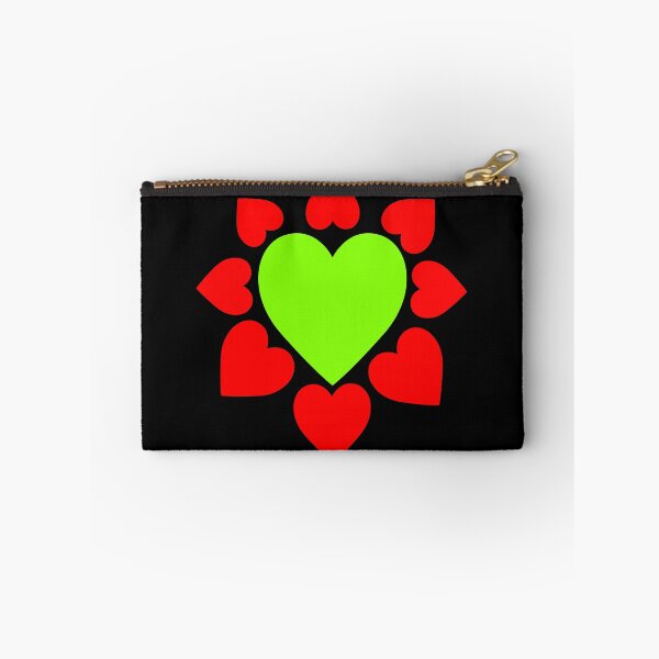 Item preview, Green Heart Emoji (Red Heart Framed) - (Gift Heart Designs) designed and sold by LEOEXPRESS.