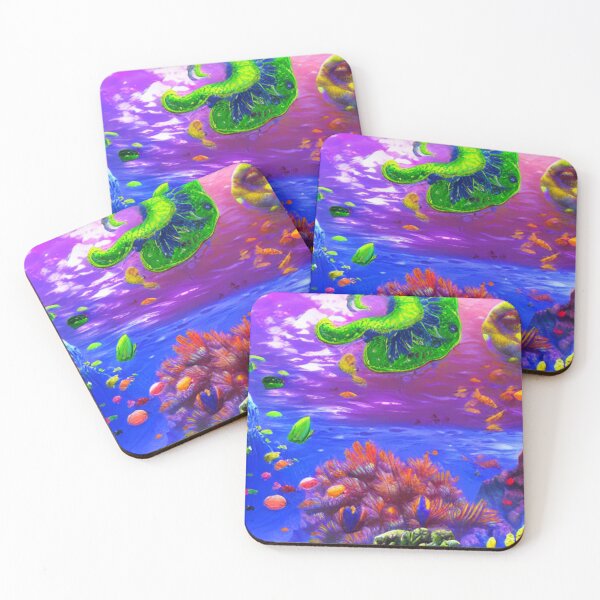 Item preview, Amazing deep water flora and fauna concept art 43 designed and sold by artstore911.