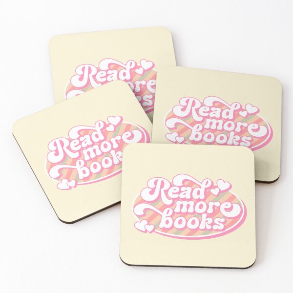 Item preview, Read More Books - Books Lover Retro Preppy Pastel Colorful Typography designed and sold by Cawaiico.
