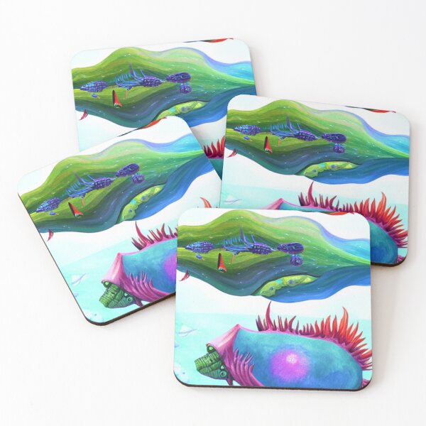 Item preview, Amazing deep water flora and fauna concept art 44 designed and sold by artstore911.