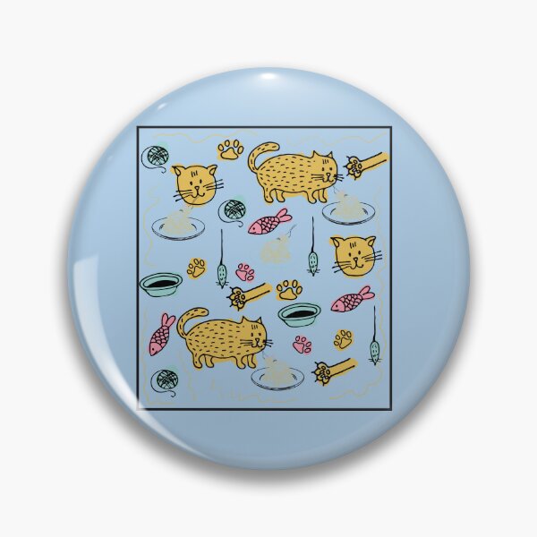 Item preview, Copy of Funny Cat Eating Spaghetti Pattern designed and sold by fatydesignspace.