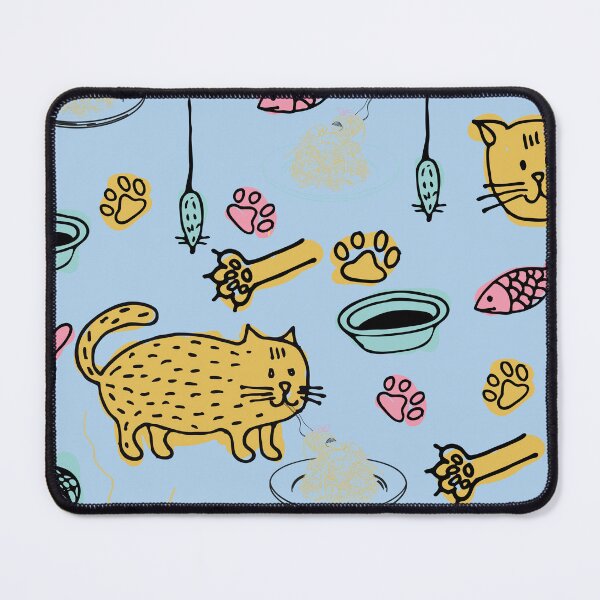 Item preview, Copy of Funny Cat Eating Spaghetti Pattern designed and sold by fatydesignspace.
