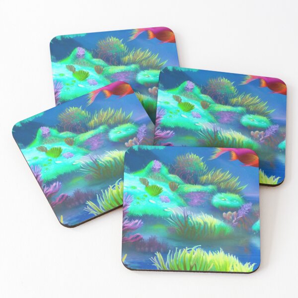 Item preview, Amazing deep water flora and fauna concept art 48 designed and sold by artstore911.