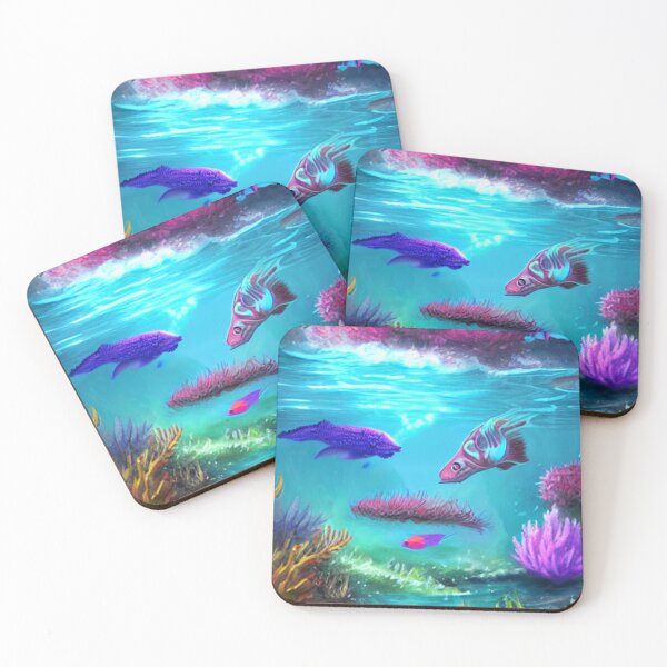 Item preview, Amazing deep water flora and fauna concept art 51 designed and sold by artstore911.