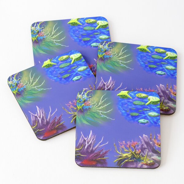 Item preview, Amazing deep water flora and fauna concept art 52 designed and sold by artstore911.