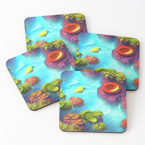Item preview, Amazing deep water flora and fauna concept art 53 designed and sold by artstore911.