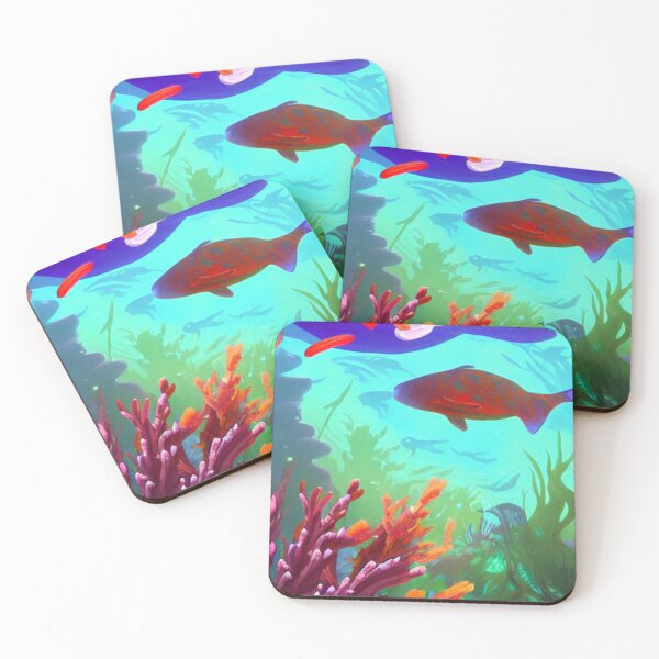 Item preview, Amazing deep water flora and fauna concept art 55 designed and sold by artstore911.