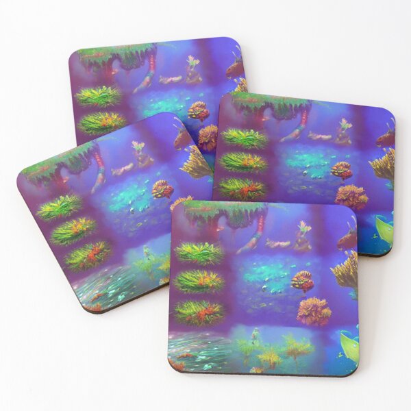 Item preview, Amazing deep water flora and fauna concept art 56 designed and sold by artstore911.