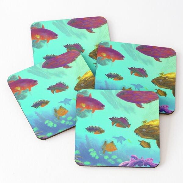 Item preview, Amazing deep water flora and fauna concept art 58 designed and sold by artstore911.