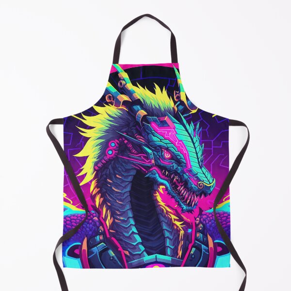 Item preview, Neon Cyber Dragon | Neon Japan designed and sold by GoblinDSGN.