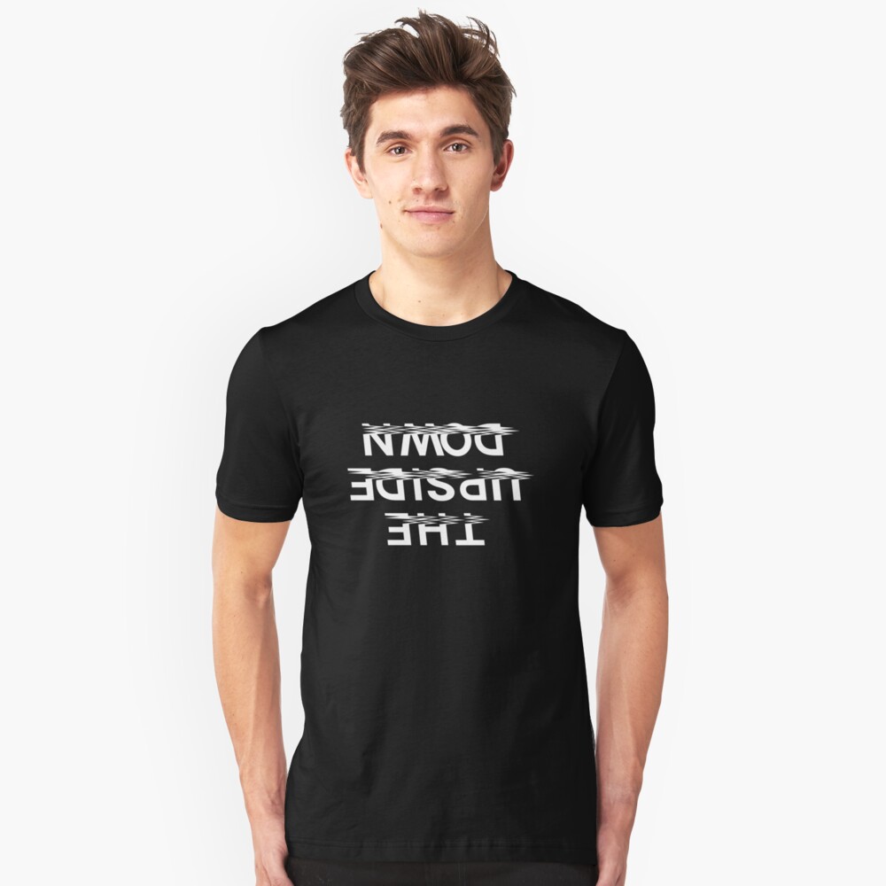 The Upside Down Black T Shirt By Skiptheincision Redbubble