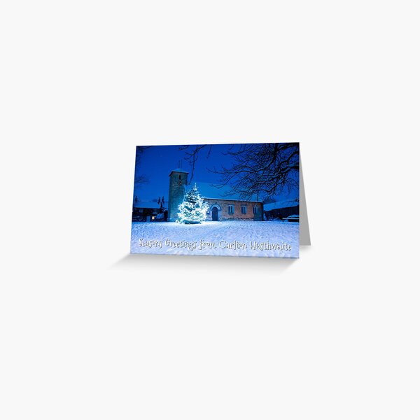 Church at Christmas Greeting Card