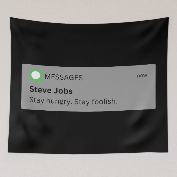 Item preview, Stay hungry. stay foolish designed and sold by MessageVibes.