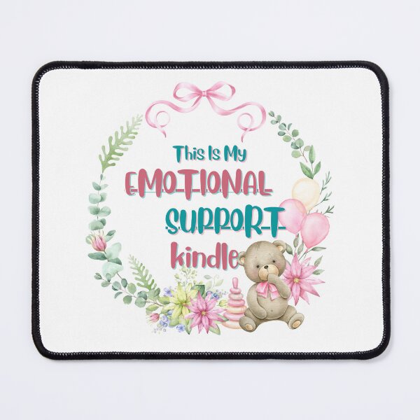Item preview, Emotional Support Kindle - This Is My Emotional Support Kindle - A Gift For Book Lovers designed and sold by DeMuthu.