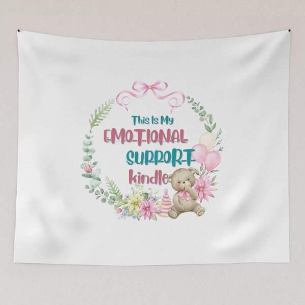 Item preview, Emotional Support Kindle - This Is My Emotional Support Kindle - A Gift For Book Lovers designed and sold by DeMuthu.