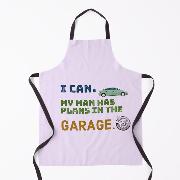 Item preview, I Can. My Man has Plans in the Garage. Mechanic Wife Quote designed and sold by QuotezArtist.