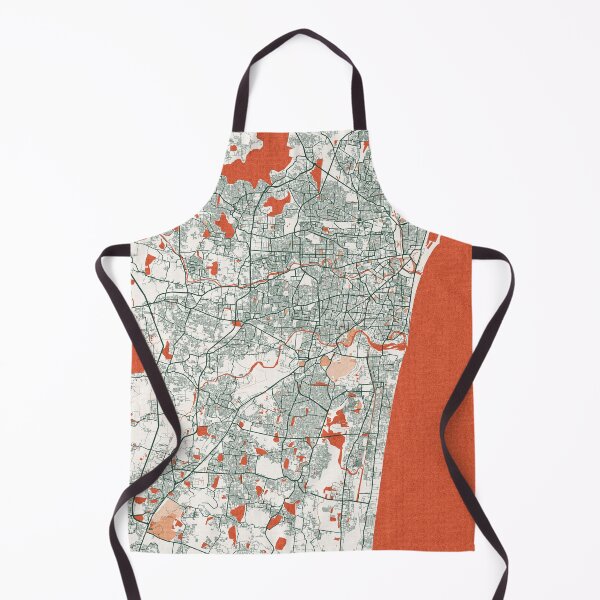 Item preview, Chennai City Map of Tamil Nadu, India - Bohemian designed and sold by deMAP.