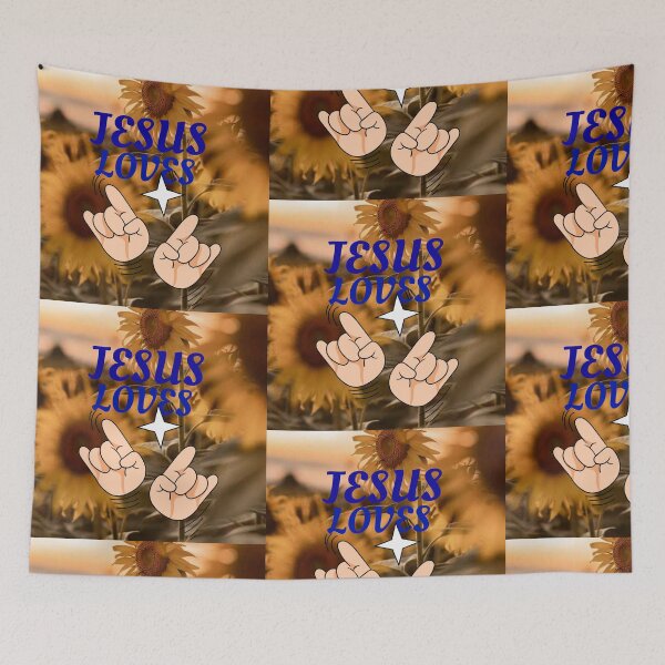 Item preview, JESUS LOVES YOU designed and sold by ArtsOfWonder.