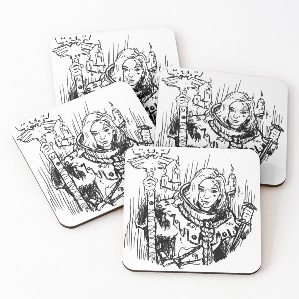 Item preview, Pious warrior, with zeal even the meek are mighty. designed and sold by Underhive-Art.
