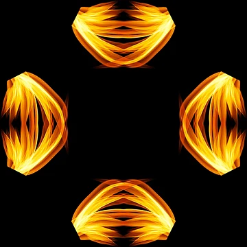 Artwork thumbnail, golden lights pattern by Meo Design