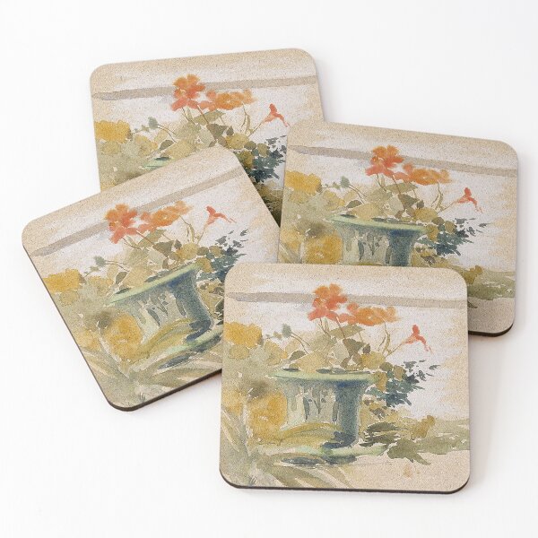Item preview, Albert Edelfelt Pelargoniums on the Terrace A III 2022 designed and sold by MARWA-STORE.