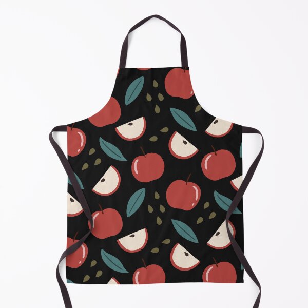 Item preview, Apple Slice Pattern - Black designed and sold by joizart.