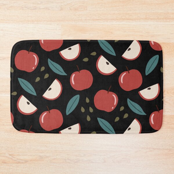 Item preview, Apple Slice Pattern - Black designed and sold by joizart.